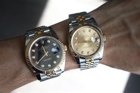 rolex datejust wrist gold|Rolex Datejust 36mm vs 41mm.